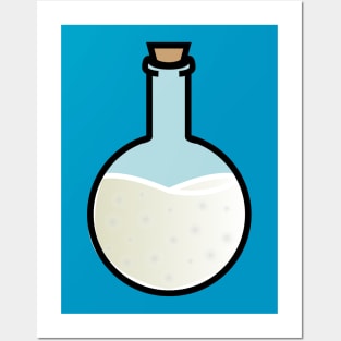 DIY White Potions/Poisons for Tabletop Board Games (Style 3) Posters and Art